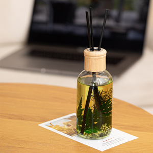 Diffuseur de parfum sans flamme Eternal Luxury 50ml, ensemble de bâtonnets parfumés, <span class=keywords><strong>bouteille</strong></span> en verre, fleur préservée, ornement d'intérieur, décoration pour la maison et l'hôtel - Product Image 5