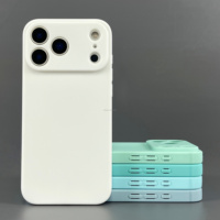 Coque souple unie de 1,5 mm, signalétique personnalisée, vente en gros, coque de téléphone personnalisée pour iPhone 17 16 15 14 13 12 11 Pro Max