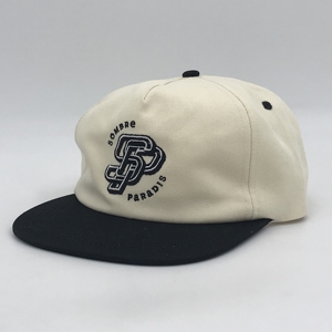Thêu Logo Tùy Chỉnh Mềm Phía Trước Bông Chất Liệu 5 Bảng Điều Chỉnh Hai Tone <span class=keywords><strong>Snapback</strong></span> <span class=keywords><strong>Cap</strong></span> - Product Image 2