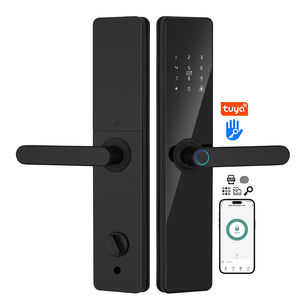 Tuya TTLock APP Smart Digit <b>Lock</b> Fingerprint Recognition Card <b>Key</b> Password Unlock Smart Door <b>Lock</b> for Hotel Aluminum Wood Doors - Product Image 1