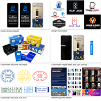 Écran LCD de téléphone portable pour iPhone 11 12 13 14 15 16 17 Pro Max, remplacement d'écran OLED d'origine pour iPhone X Xs Xr 6 7 8 Plus