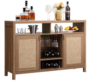 Aparador Blanco para Cocina con Puertas, Mueble Moderno para Cafetería, para Comedor y Sala de Estar - Product Image 1