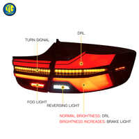 YU GUANG pour BMW X6 E71 Feu Arrière 2008-2014 Feux Arrières Mise à Niveau X5 Lampe Arrière Nouveaux Clignotants LED Feu Arrière Accessoires X6 E71