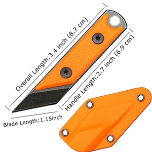 Couteau de poche pliant en acier inoxydable HK SS134 D2, manche G10, personnalisable OEM/ODM, garantie 1 an, idéal pour le camping et le bricolage - Product Image 5