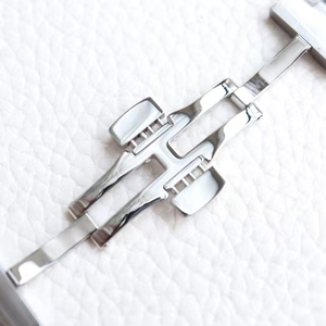 Montre de luxe automatique mécanique étanche pour femme, avec cadran blanc et lunette en diamant argenté, nouvelle collection 2026 - Product Image 3