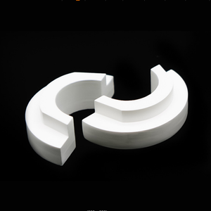 Disco de Cerámica de Nitruro de Boro Hexagonal Aislante de Alta Pureza 99% en Forma de Medio Anillo - Product Image 5