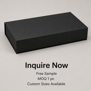 Boîte cadeau magnétique de style livre en or rose ébène pour cadeaux, impression personnalisée, rigide, robuste, de qualité supérieure, vente en gros, livraison directe d'usine - Product Image 4