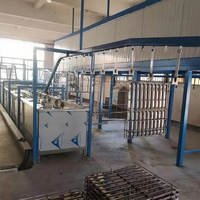 Perlengkapan penyemprot bubuk industri lini produksi untuk plastik dan cat garansi 1 tahun
