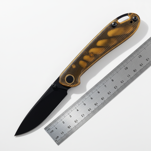 มีดพับพกพา <span class=keywords><strong>Sanrenmu</strong></span> 328M-PY2 สำหรับงานอุตสาหกรรม กิจกรรมกลางแจ้ง ตั้งแคมป์ และยุทธวิธี ผลิตโดยโรงงานมืออาชีพ OEM พร้อมใบมีด 12C27 - Product Image 1