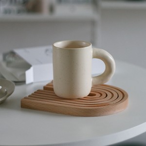 Salvamanteles de Madera Maciza de Haya Estilo Nórdico Japonés, Forma Irregular, Aislante Térmico, para Café, Tazones y Platos - Product Image 4
