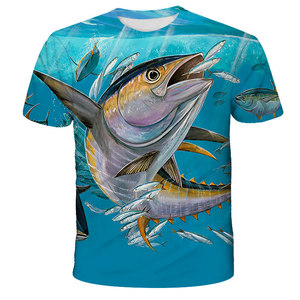 Été Harajuku Carp Fish Print Hommes Femmes T Shirts Casual Breathable Round Neck Short Sleeve Sports Oversized T-shirts Clothing - Product Image 4