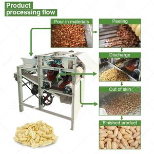 Machine à éplucher les pois chiches, les noix d'areca, les noisettes, les arachides, les amandes humides - Product Image 5