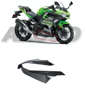 适用于摩托车碳纤维整流罩川崎NINJA400 2018 + 下侧整流罩偏转器底板盖