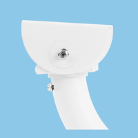 Soportes de Seguridad para Cámaras CCTV con Montaje en Poste, de Aleación de Aluminio 2026, en Forma de I, para Techo Suspendido, con Soporte de Pico de Pato y Carcasa para Cámara