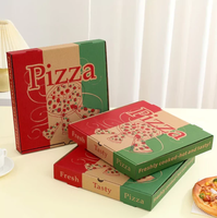 Offre Spéciale pas cher prix de gros personnalisé boîte à pizza emballage de couche isolante conception colorée pour usage alimentaire industriel