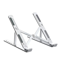 Support d'ordinateur portable en aluminium réglable à 7 niveaux compatible avec les bureaux de 9 \ "-15.6 \" support et support universel pour tablette PC