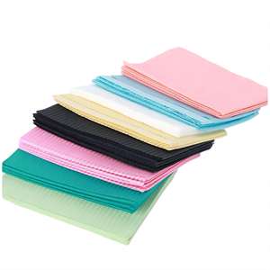 125 pièces/sac gros qualité Salon de beauté étanche imprimé personnalisé 3 plis Tatooes Detal serviette - Product Image 3