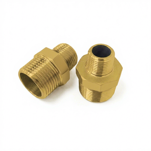 Raccord de tuyauterie hexagonal réducteur en laiton moulé pour adaptateur de robinet de cuisine et de salle de bain - Product Image 1