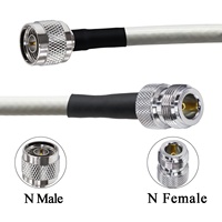 Câble coaxial de haute qualité à faible perte 50 Ohm, câble d'extension d'antenne RF 5D-FB N mâle vers TNC mâle Lmr 400 TJKL