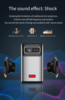 Xlintek P2000 Vente Chaude Nouveau Mini DLP Android 9.0 OS Projecteur 4K Portable Poche Android Beamer avec Wifi 3D Caractéristiques