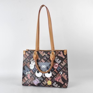 Borsa da donna a tema occhio di alta qualità borsa da ufficio stampata in PU borsa tote di qualità con design <span class=keywords><strong>graffiti</strong></span> 2451 # - Product Image 4