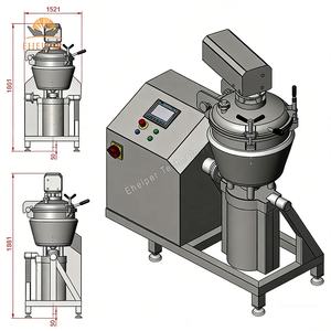 Homogénéisateur sous vide multifonctionnel 100L-600L avec moteur 50 kW pour la transformation de confitures, d'aliments pour bébés et d'aliments pour animaux de compagnie - Product Image 3