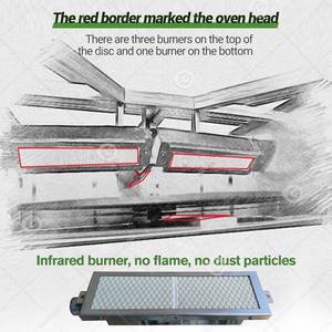 Máquina Automática Pequeña para Hacer Roti Tandoori, Horno para Pan Árabe Pita - Product Image 3