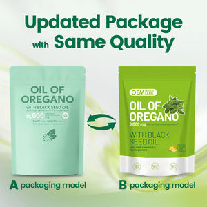 OEM 600mg d'huile d'origan Softgels 2 <span class=keywords><strong>1</strong></span> suppléments à base de plantes force carvacrol thymoquinone huile de graines noires supplément d'huile de graines noires - Product Image 3