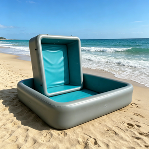 Piscines gonflables personnalisées de grande taille, <span class=keywords><strong>piscine</strong></span> à structure Drop Stitch de 3m, 4m, <span class=keywords><strong>5m</strong></span> de diamètre, piscines pour la famille, jardin - Product Image 1