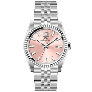<span class=keywords><strong>Montre</strong></span> de gentleman bicolore personnalisée avec logo de marque propre, mouvement japonais ou <span class=keywords><strong>suisse</strong></span> 316L SS argent et <span class=keywords><strong>or</strong></span> U3046 - Product Image 4
