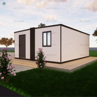Maison conteneur extensible personnalisée de 30 m², 2 chambres, 1 salle de bain, préfabriquée, en Chine, pour l'Europe