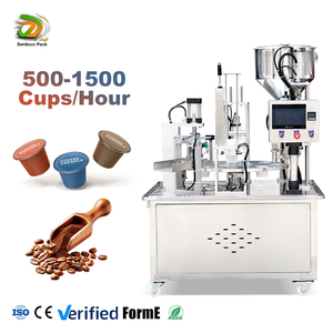 Máquina Automática Rotativa para Llenar y Sellar Cápsulas de Café en Grano Tipo K para Pequeñas Empresas - Product Image 1