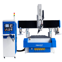 Routeur CNC industriel 4 axes pour le bois avec kit de broche ATC à tambour