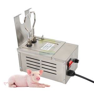 Dispositif <span class=keywords><strong>de</strong></span> fixation automatique en acier inoxydable pour porcelets - Chauffé électriquement pour une hémostase rapide - Product Image 2