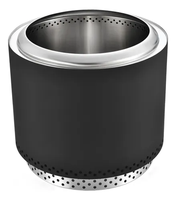 Poêle d'extérieur sans fumée pour bois, foyer portable facile à nettoyer avec cendrier amovible, barbecue, cheminée