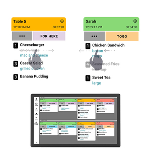 Sistema di ordinazione del ristorante KDS Display da cucina <span class=keywords><strong>Hardware</strong></span> e Software soluzione intera sistema Pos numero di visualizzazione dello schermo di visualizzazione dell'ordine - Product Image 3