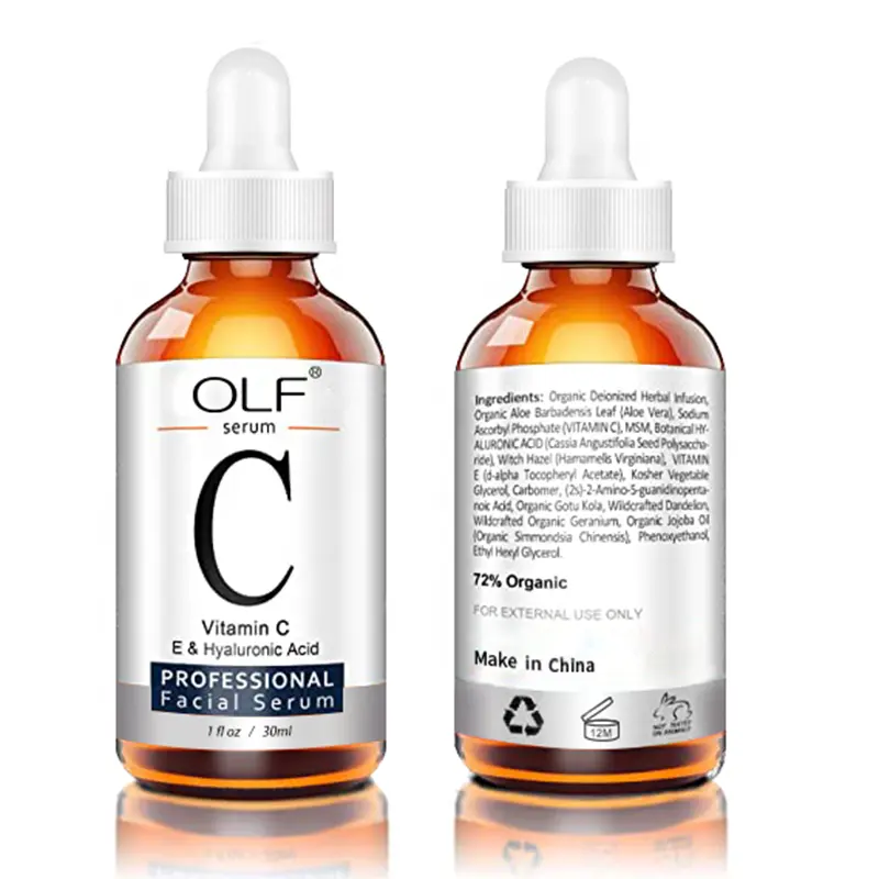 Hautpflege Anti-Falten-Anti-Aging-ätherisches Öl Feuchtigkeit spendendes Bleaching-Serum Vitamin C Bio