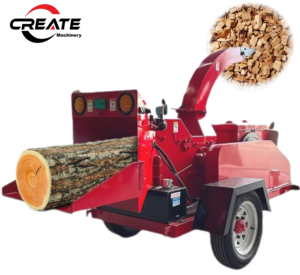 EU Gasoline Branch Logger Wood Chipper Shredder Firewood Processor Forestry <b>Mulcher</b> Branch Self Feeding Wood Chipper - Product Image 1
