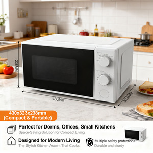 OEM Grill Maison Construit 3 en 1 1150w 17l Convection Intelligente <span class=keywords><strong>Pas</strong></span> <span class=keywords><strong>Cher</strong></span> et Commercial Restaurant Numérique Blanc Air Chaud Four à <span class=keywords><strong>Micro</strong></span>-ondes - Product Image 2