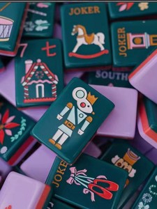 acrilico 3 American Mahjong 36 #   Modelo Cascanueces: Juego de mahjong manual para el hogar, ideal para regalar - Product Image 2