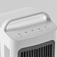 Ventilateur de climatisation portable 24V électrique avec réservoir d'eau de 1,7L, 3 vitesses de ventilation, oscillant, refroidissement par glace, petit climatiseur de bureau