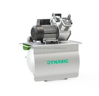 Unité de séchage à membrane 2.2KW Compresseur dentaire compact à piston CAD CAM silencieux sans huile avec une unité V à 2 cylindres