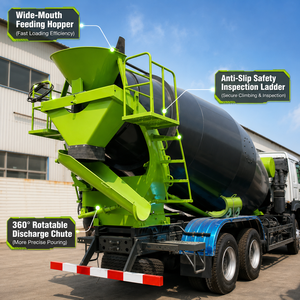 Sinotruk HOWO <span class=keywords><strong>รถ</strong></span>ผสมคอนกรีต6x4 10ล้อรถผสมซีเมนต์พร้อมปั๊มไฮดรอลิกสำหรับงานหนักสำหรับโครงการก่อสร้าง - Product Image 2