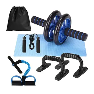 Großhandel und heißer Verkauf Ab Wheel Roller 5 Set 5 In 1 Ab Wheel Roller Kit Ab Exercise Abs Roller Multifunktion aler Abdominal Sit