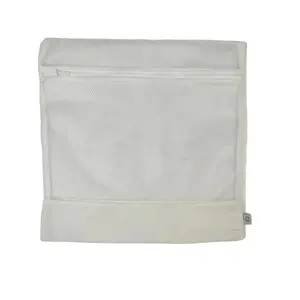 Polyester And Cotton White Mesh Laundry Bag Washing Bag Laundry WashBag Customized Logo