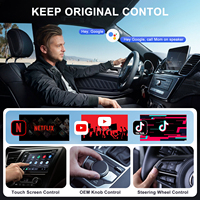 Adaptador automático inalámbrico Android con Video Carplay Adaptador inalámbrico con cable Android Auto a Dongle inalámbrico