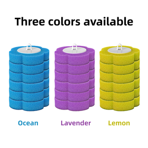 Spazzola per <span class=keywords><strong>WC</strong></span> in Plastica Usa e Getta con Supporto a Parete, Testine Sostituibili per una <span class=keywords><strong>Pulizia</strong></span> Completa e Conveniente - Product Image 6