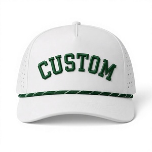 Casquette de baseball unisexe 5 panneaux, nouvelle mode, haute qualité, broderie 3D, classique, ajustable, en tissu mesh respirant, performance - Product Image 2