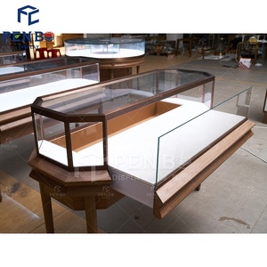 Hiện đại bespoke đồ trang sức cửa hàng thiết kế truy cập có độ bóng cao trang sức hiển thị tủ với đèn LED cho cửa hàng bán lẻ và phòng trưng bày - Product Image 2