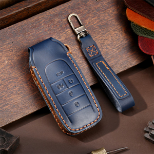 Funda de Cuero para Llave de Coche, Cubierta Completa para Peugeot 308 408 508 2008 3008 4008 5008 <span class=keywords><strong>Citroen</strong></span> <span class=keywords><strong>C4</strong></span> C4L C6 <span class=keywords><strong>C3</strong></span>-XR, Accesorios - Product Image 5
